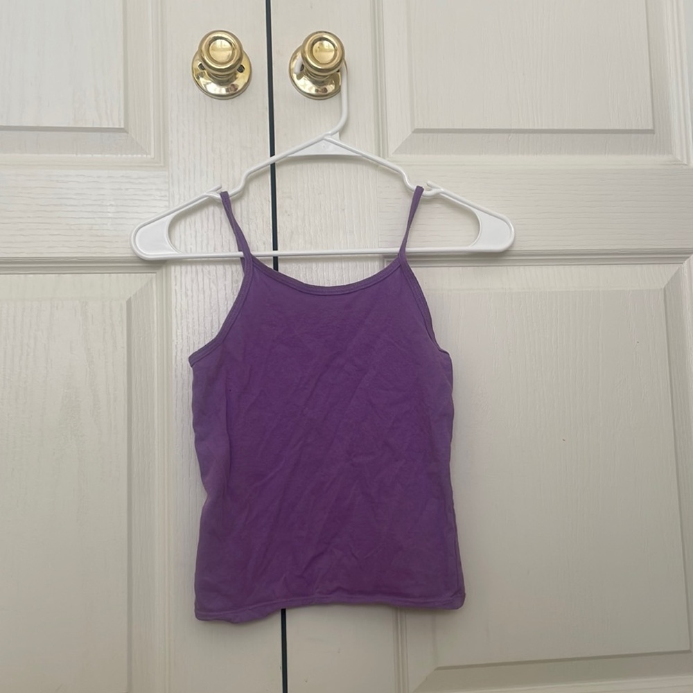 girls purple tank top
